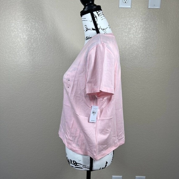 Gap pink  tee women  light Pink short sleeve casual top size M - Picture 9 of 11